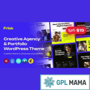 Frisk v1.0 – Creative Agency & Portfolio WordPress Theme