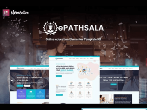 ePathsala - Online Education Elementor Template Kit