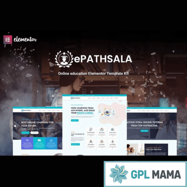 ePathsala - Online Education Elementor Template Kit