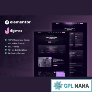 Digimax - Digital Marketing Agency Elementor Pro Template Kit