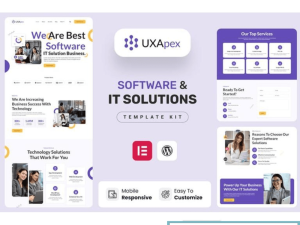 UXApex - IT Solutions & Services Company Elementor Template Kit