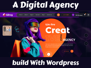 Gilroy Creative Agency WordPress Theme – GPL & Low Price