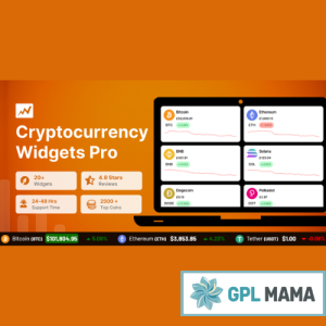Cryptocurrency Widgets Pro Plugin v4.0.0 – Crypto Widgets for WordPress