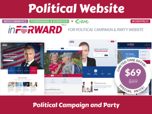 Inforward Political Campaign WordPress Theme – GPL and Budget-Friendly
