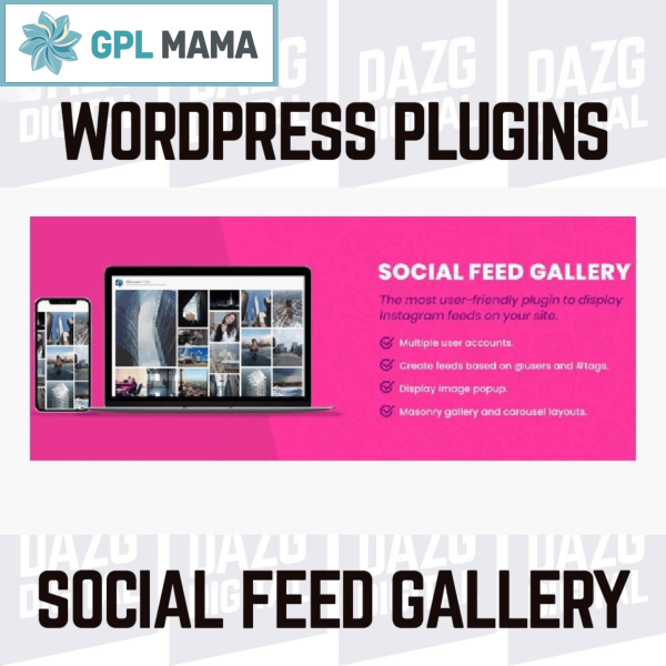 Display Instagram Content Beautifully with Social Feed Gallery PRO – GPL Edition v4.3.2