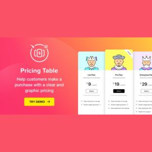 Best Pricing Table Plugin for WordPress – Create Stunning, Responsive Pricing Tables Easily (GPL)